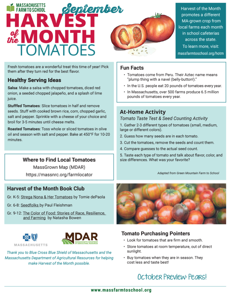 Sample Tomato Family Newsletter